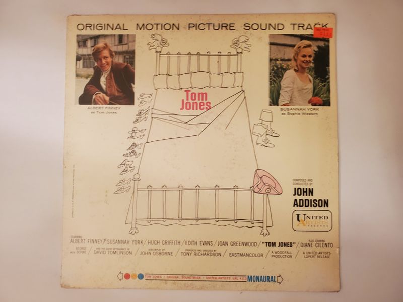 John Addison Tom Jones (Original Motion Picture Sound Track) vinyl record